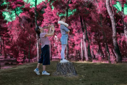 Φωτογραφία των συντελεστών της παράστασης