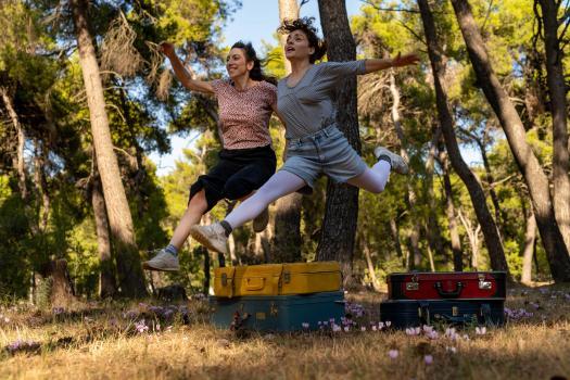 Φωτογραφία των συντελεστών της παράστασης