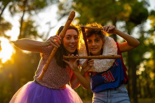 Φωτογραφία των συντελεστών της παράστασης