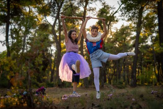 φωτογραφία των συντελεστών της παράστασης