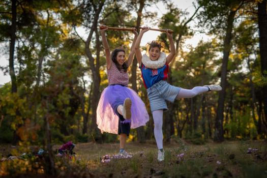 Φωτογραφία των συντελεστών της παράστασης