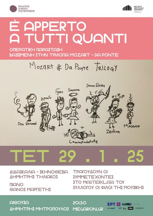 Αφίσα με πληροφορίες της συναυλίας