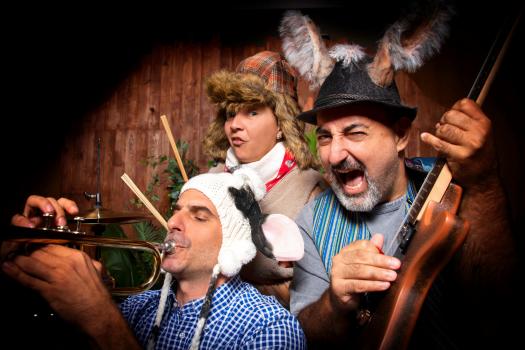 φωτογραφία των ηθοποιών της παράστασης